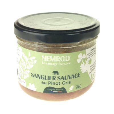 Terrine de Sanglier au Pinot Gris 180g, Nemrod